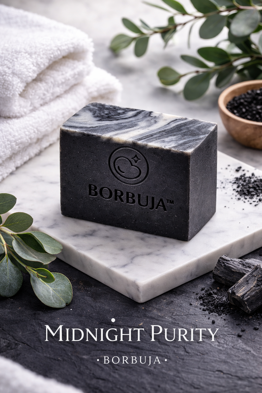 "Midnight Purity" – Activated Charcoal Artisan Soap